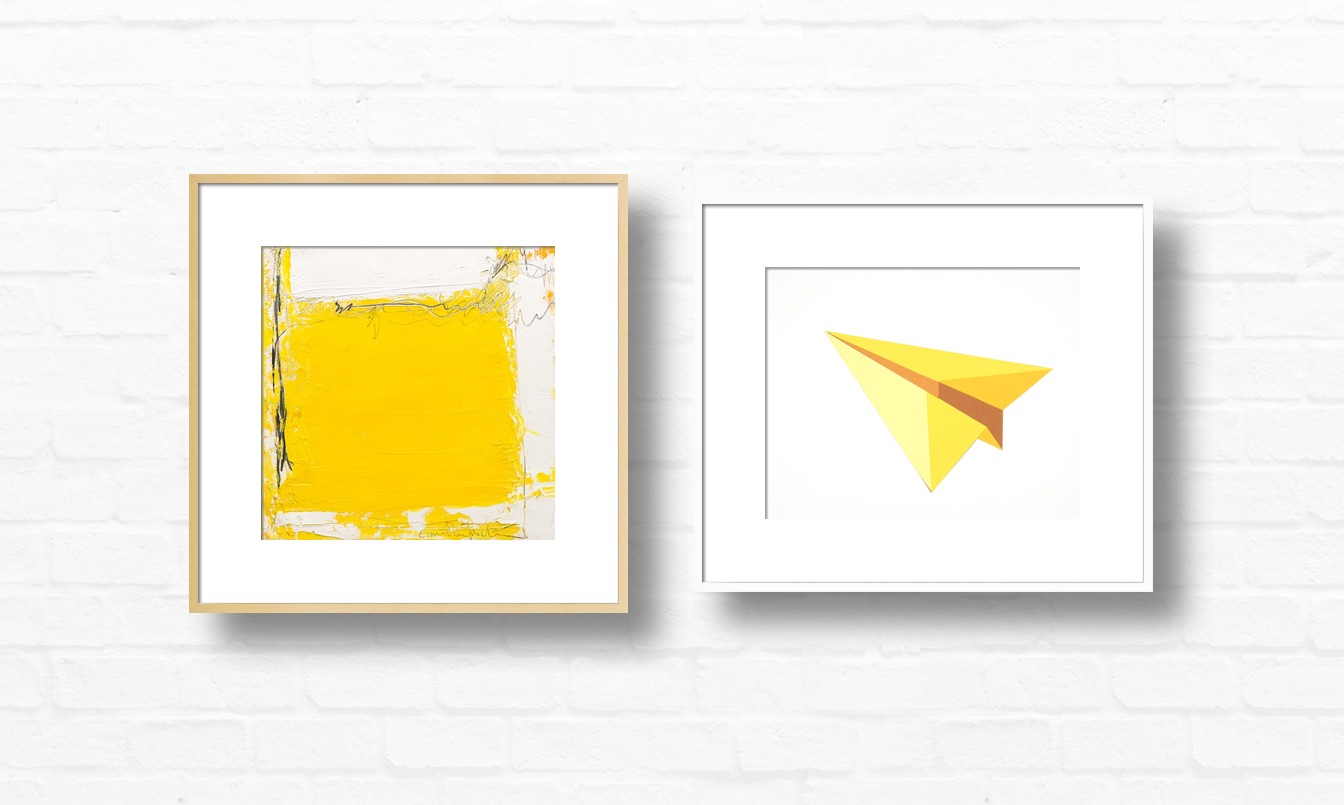 Sunshine Yellow Artfully Walls