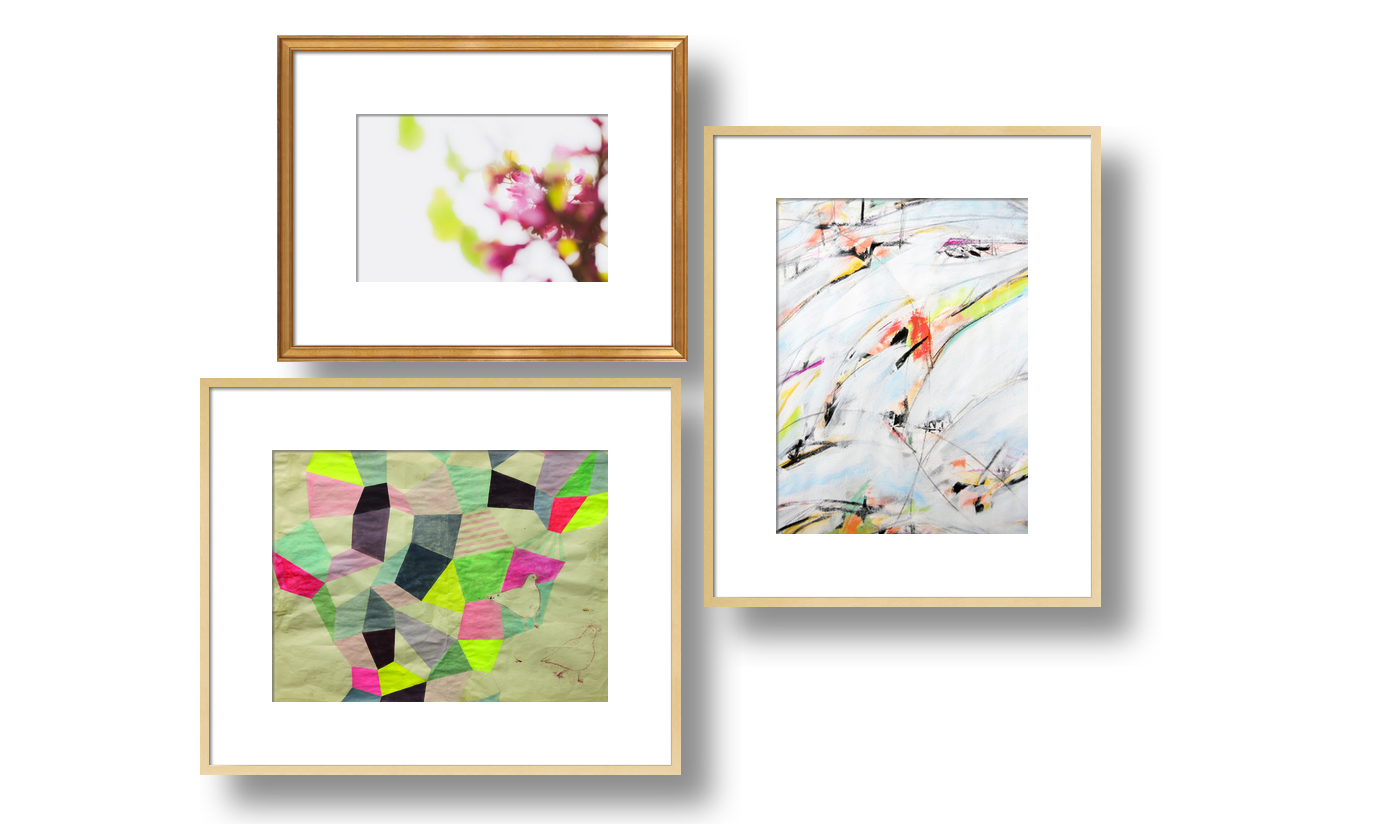 Tricksy Trio Artfully Walls